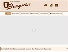 Tablet Screenshot of burgwies.ch